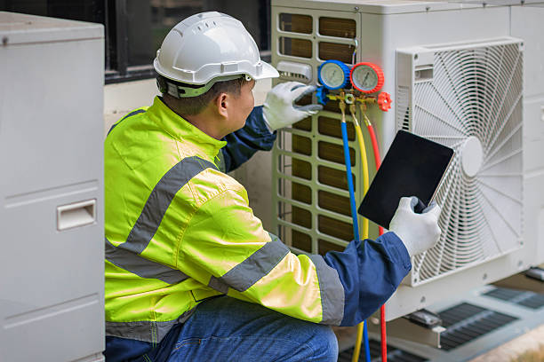 Professional Hvac technician working in Warren, NJ